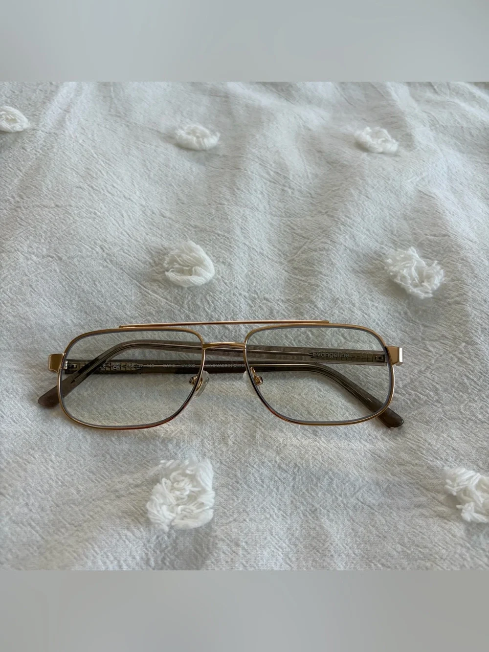 Lu Goldie Evangeline Blue Light glasses Mink